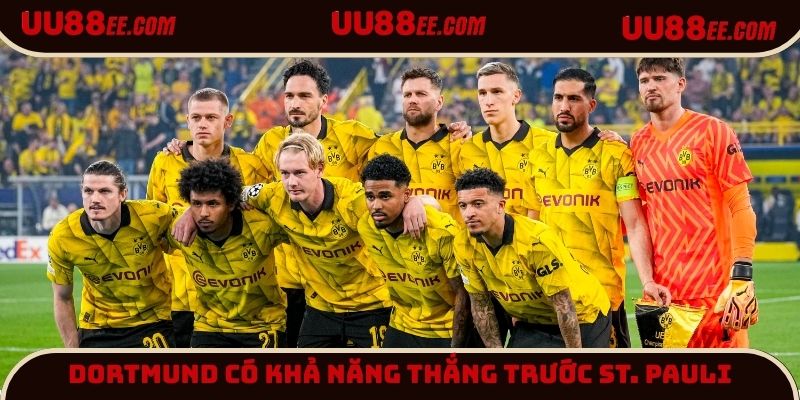 Dortmund có khả năng thắng trước St. Pauli