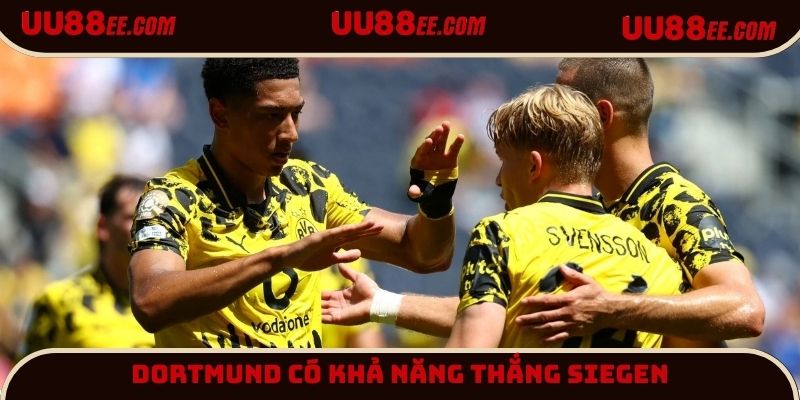 Dortmund dễ dàng thắng trước Siegen